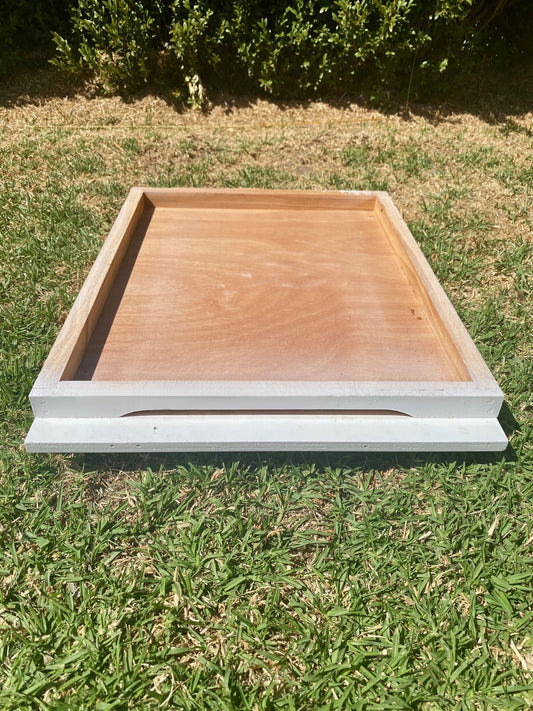 Assembled 8 Frame Painted Bee Hive Base