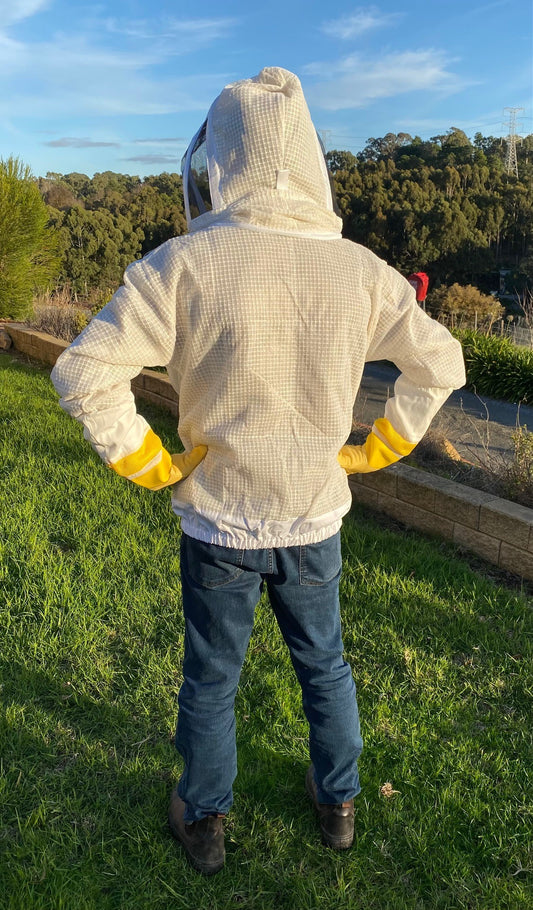 Beekeeping Ventilated Jacket with Folding Hat