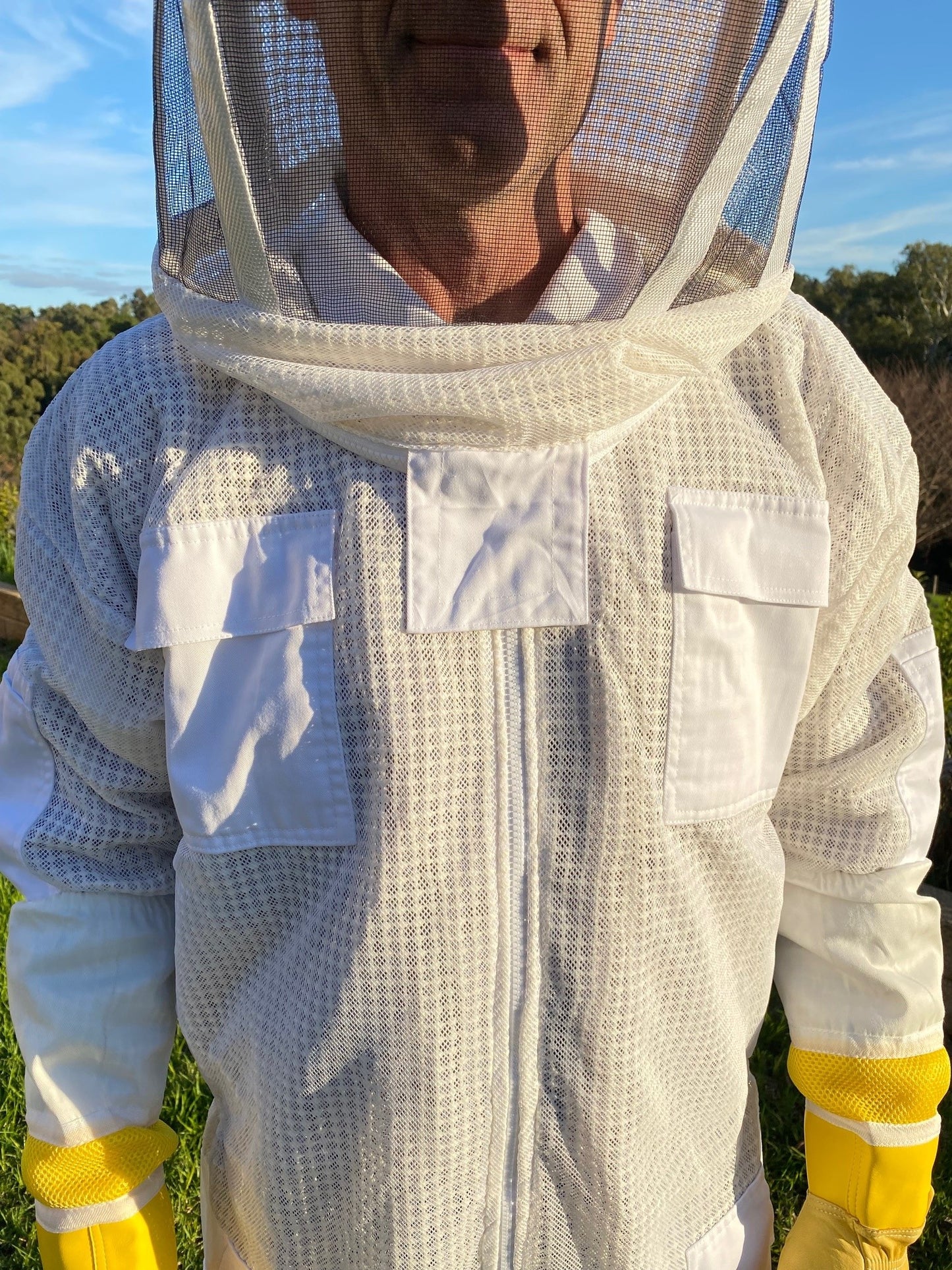 Beekeeping Ventilated Full Suit with Folding Hat