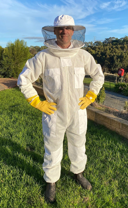 Beekeeping Ventilated Full Suit with Wide Brim Hat