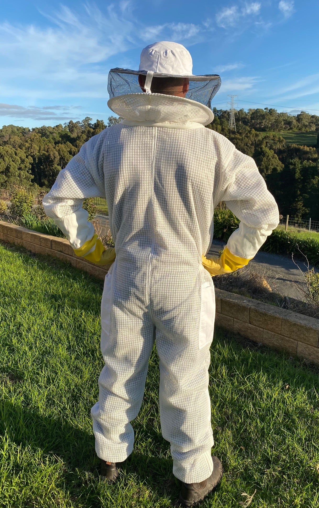 Beekeeping Ventilated Full Suit with Wide Brim Hat